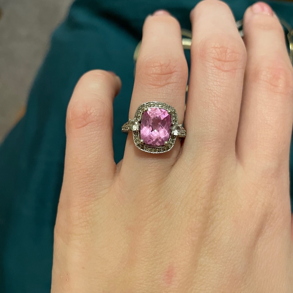Pink Gemstone Ring